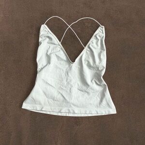 Free People Light Blue Tank Top